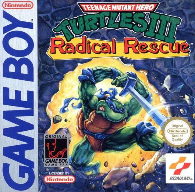 Game | Nintendo Game Boy GB | Teenage Mutant Hero Turtles III: Radical Rescue Physical Video Games Game Nintendo