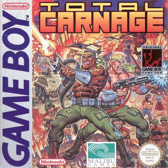 Game | Nintendo Game Boy GB | Total Carnage Physical Video Games Game Nintendo
