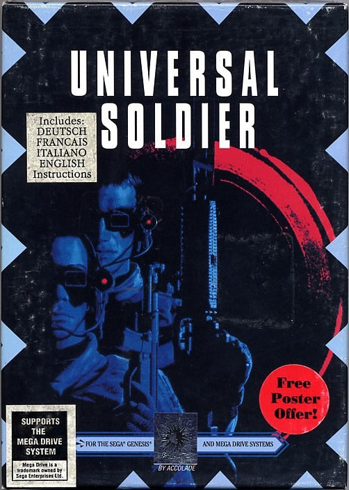 Game | Sega Mega Drive | Universal Soldier