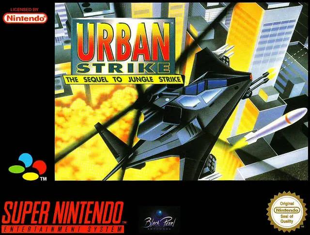 Game | Super Nintendo SNES | Urban Strike Physical Video Games Game Nintendo
