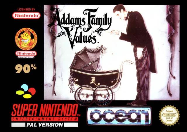 Game | Super Nintendo SNES | Addams Family Values Physical Video Games Game Nintendo