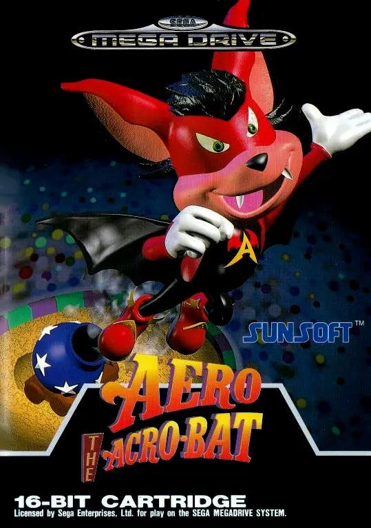 Game | Sega Mega Drive | Aero The Acro-Bat Physical Video Games Game Sega