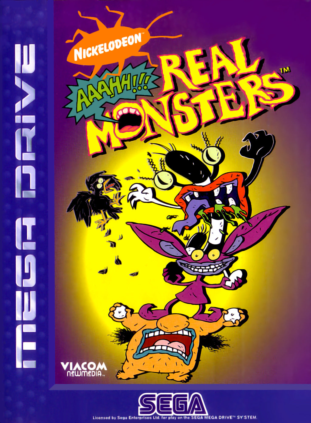 Game | Sega Mega Drive | AAAHH Real Monsters