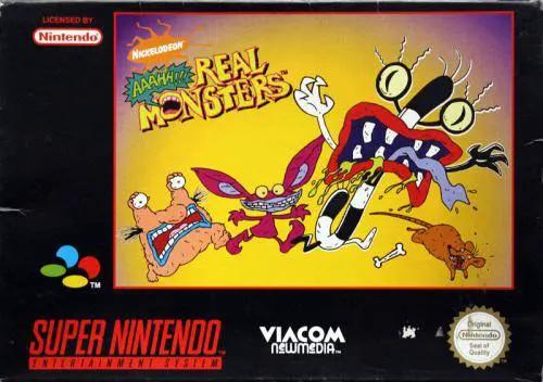 Game | Super Nintendo SNES | AAAHH Real Monsters Physical Video Games Game Nintendo