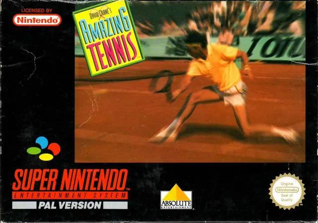 Game | Super Nintendo SNES | David Crane's Amazing Tennis Physical Video Games Game Nintendo
