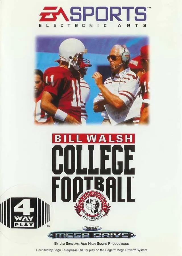 Game | Sega Mega Drive | Bill Walsh College Football Physical Video Games Game Sega
