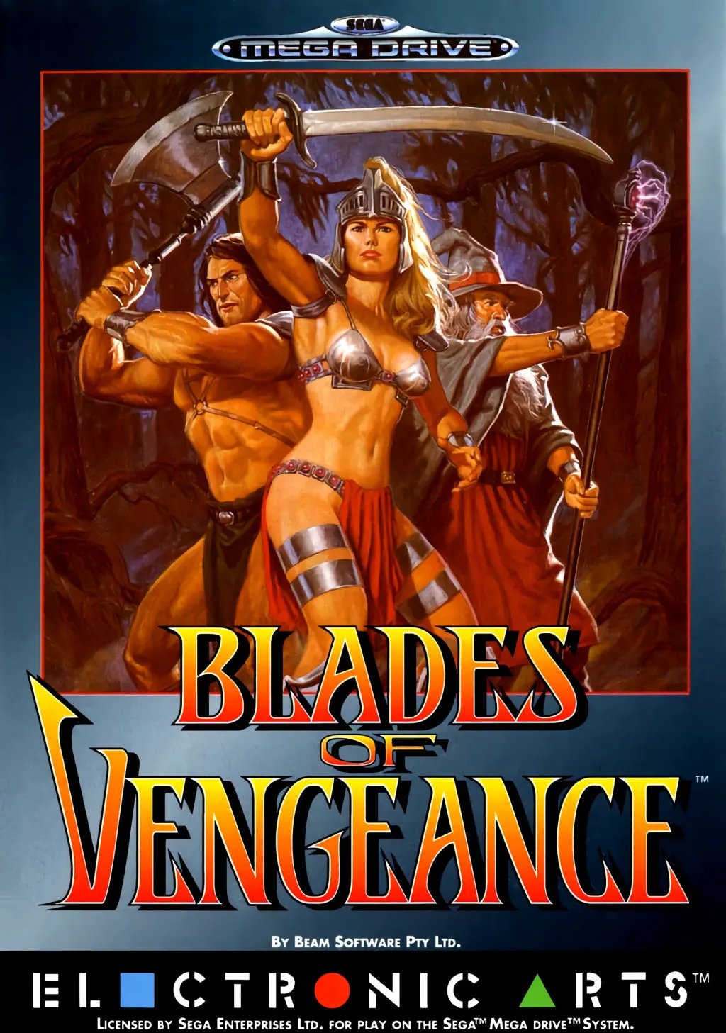 Game | Sega Mega Drive | Blades Of Vengeance Physical Video Games Game Sega