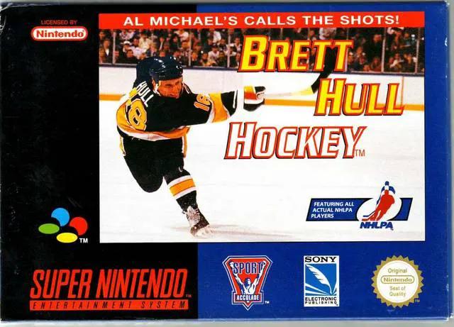 Game | Super Nintendo SNES | Brett Hull Hockey Physical Video Games Game Nintendo