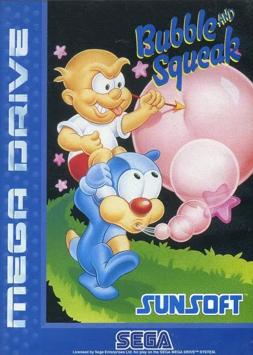 Game | Sega Mega Drive | Bubble And Squeak Physical Video Games Game Sega