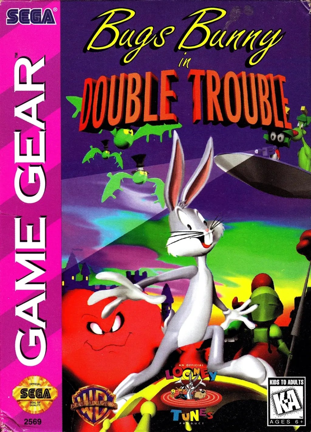 Game | Sega Game Gear | Bugs Bunny Double Trouble Physical Video Games Game Sega