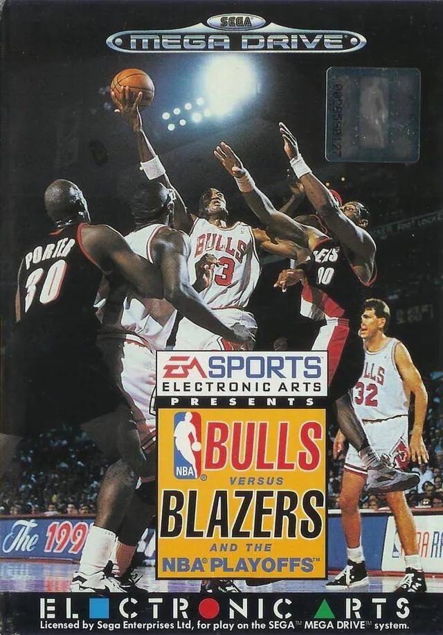 Game | Sega Mega Drive | Bulls Versus Blazers And The NBA Playoffs Physical Video Games Game Sega