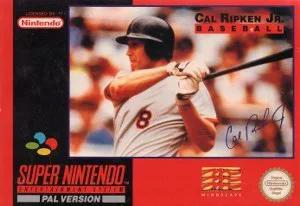Game | Super Nintendo SNES | Cal Ripken Jr. Baseball Physical Video Games Game Nintendo