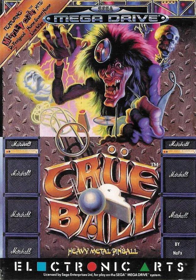 Game | Sega Mega Drive | Crue Ball Physical Video Games Game Sega