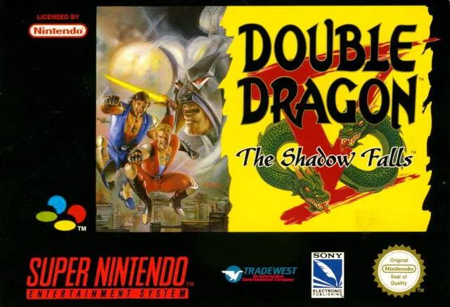 Game | Super Nintendo SNES | Double Dragon V The Shadow Falls Physical Video Games Game Nintendo