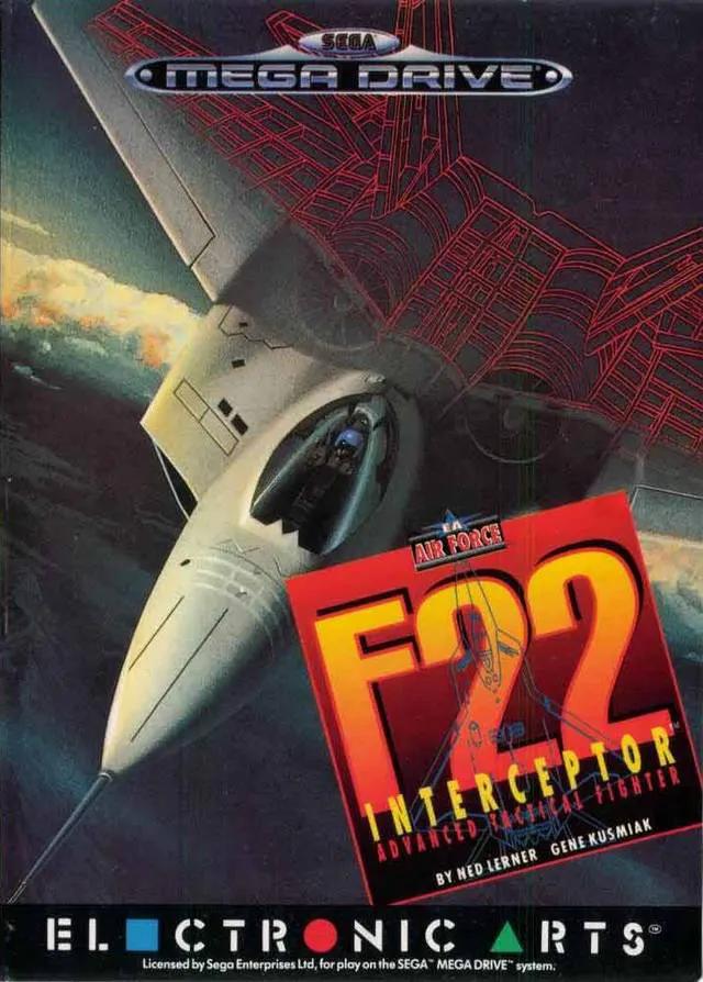 Game | Sega Mega Drive | F-22 Interceptor Physical Video Games Game Sega