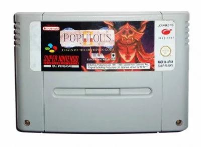 Game | Super Nintendo SNES | Populous II: Trials Of The Olympian Gods Physical Video Games Game Nintendo
