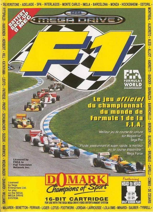 Game | Sega Mega Drive | F1 Physical Video Games Game Sega