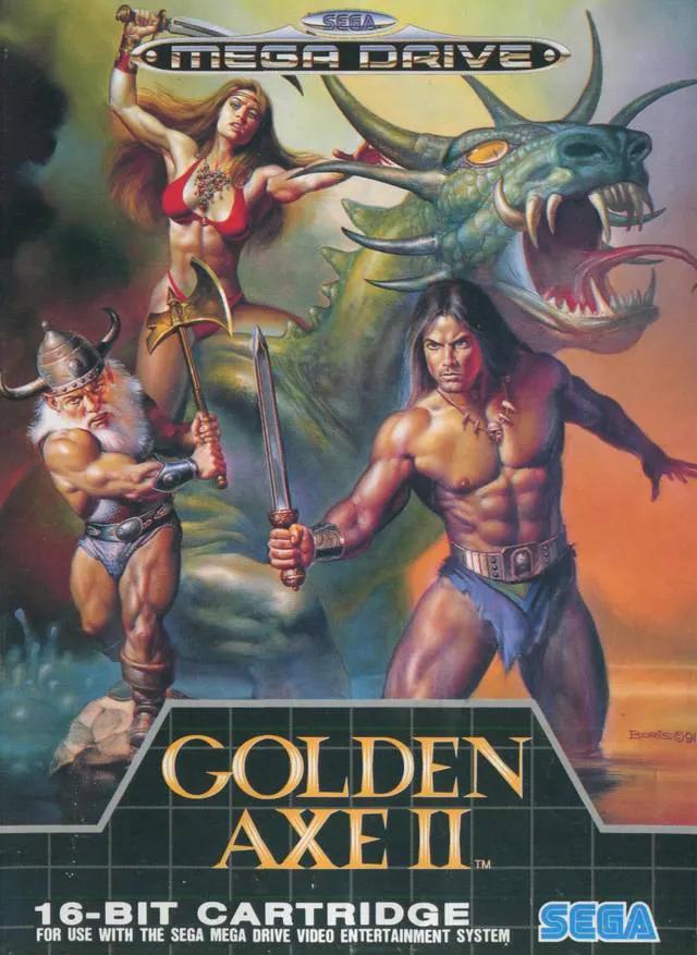 Game | Sega Mega Drive | Golden Axe II Physical Video Games Game Sega