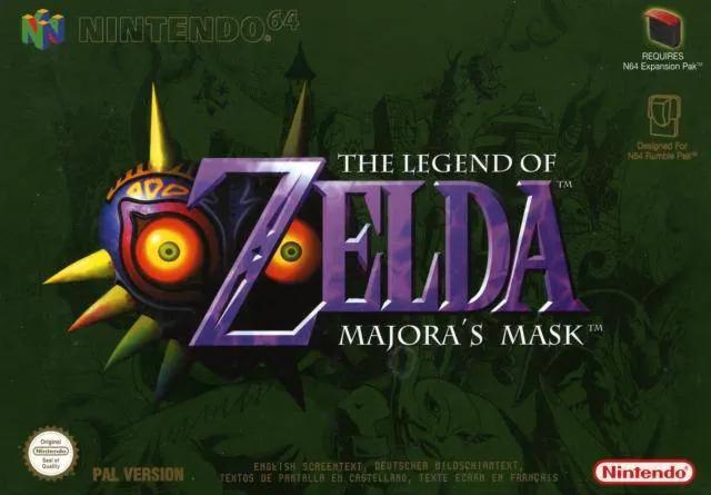 Game | Nintendo N64 | Zelda Majora's Mask Physical Video Games Game Nintendo