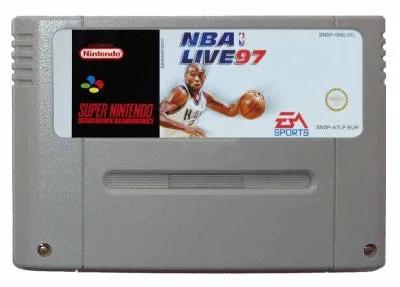 Game | Super Nintendo SNES | NBA Live 97 Physical Video Games Game Nintendo