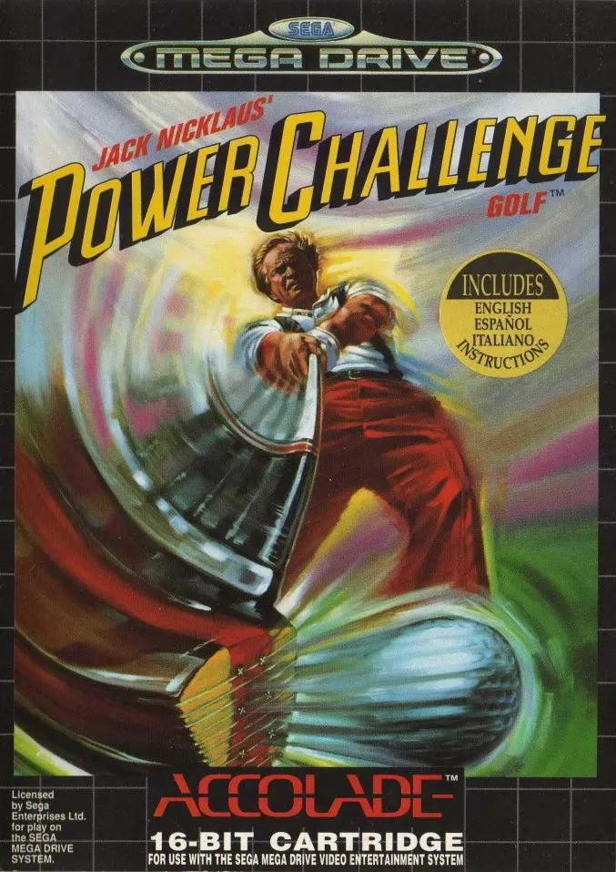 Game | Sega Mega Drive | Jack Nicklaus' Power Challenge Golf Physical Video Games Game Sega