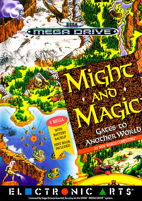 Game | Sega Mega Drive | Might And Magic Gates To Another World