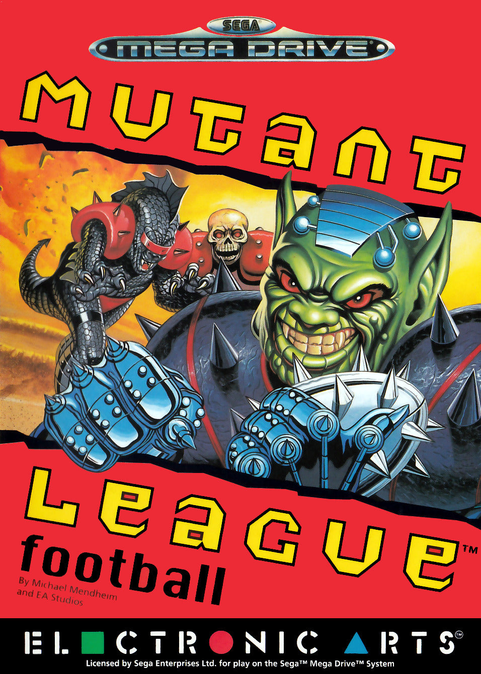Game | Sega Mega Drive | Mutant League Football