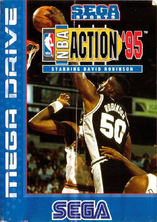 Game | Sega Mega Drive | NBA Action '95 Starring David Robinson Physical Video Games Game Sega