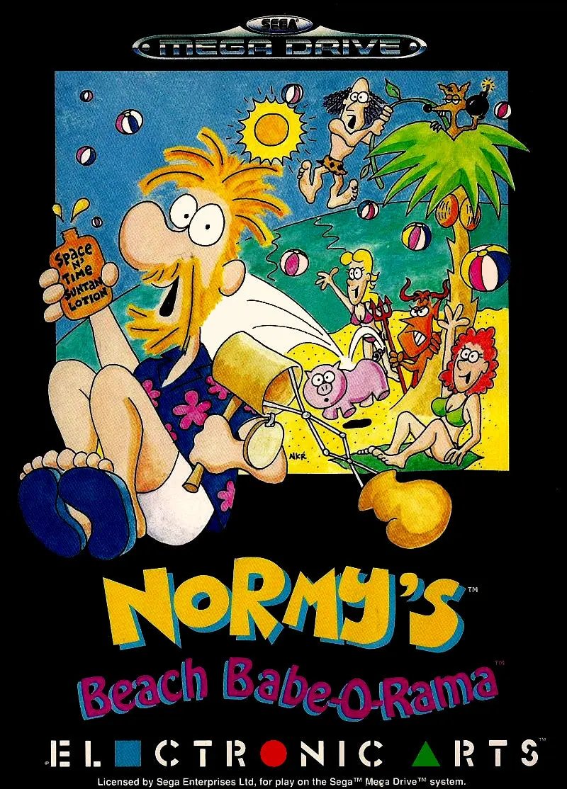 Game | Sega Mega Drive | Normy's Beach Babe-O-Rama Physical Video Games Game Sega