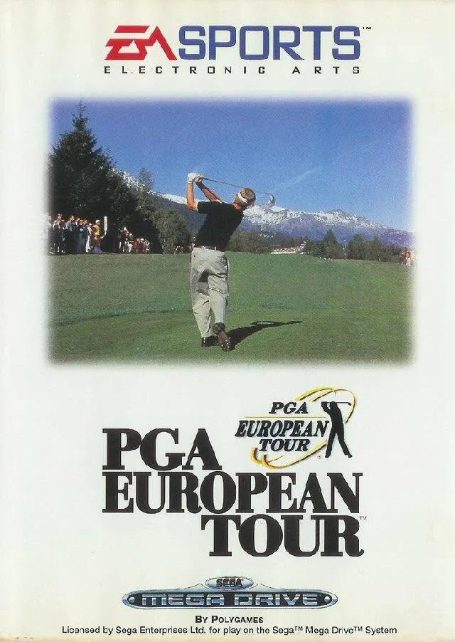Game | Sega Mega Drive | PGA European Tour Physical Video Games Game Sega