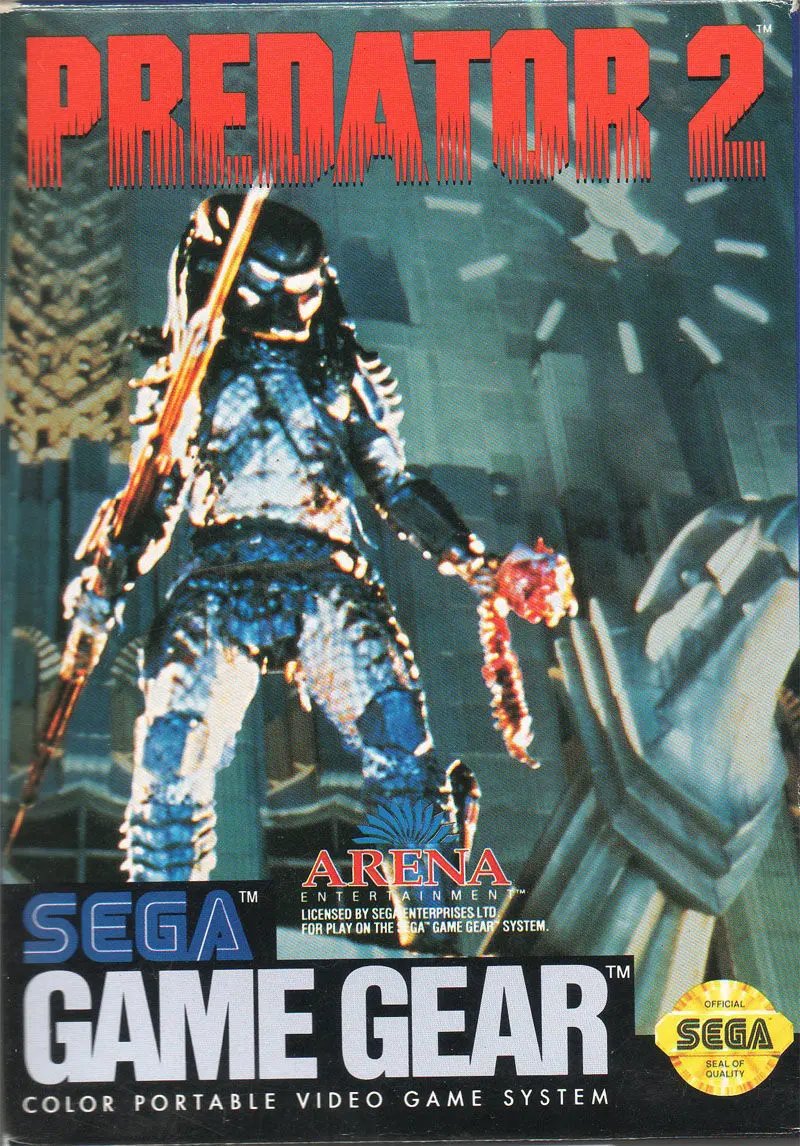 Game | Sega Game Gear | Predator 2 Physical Video Games Game Sega
