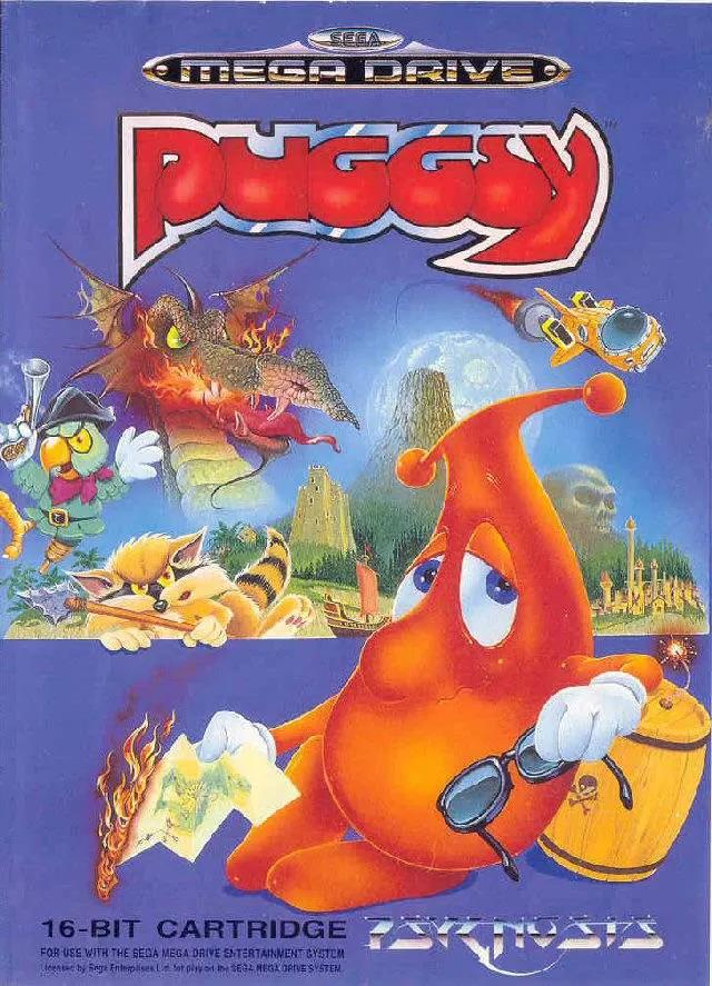 Game | Sega Mega Drive | Puggsy Physical Video Games Game Sega