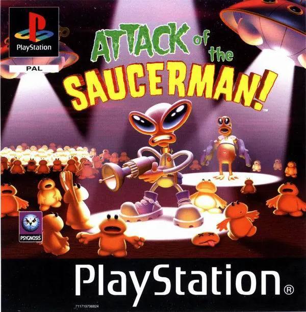 Game | Sony PlayStation PS1 |Attack Of The Saucerman Physical Video Games Game Sony