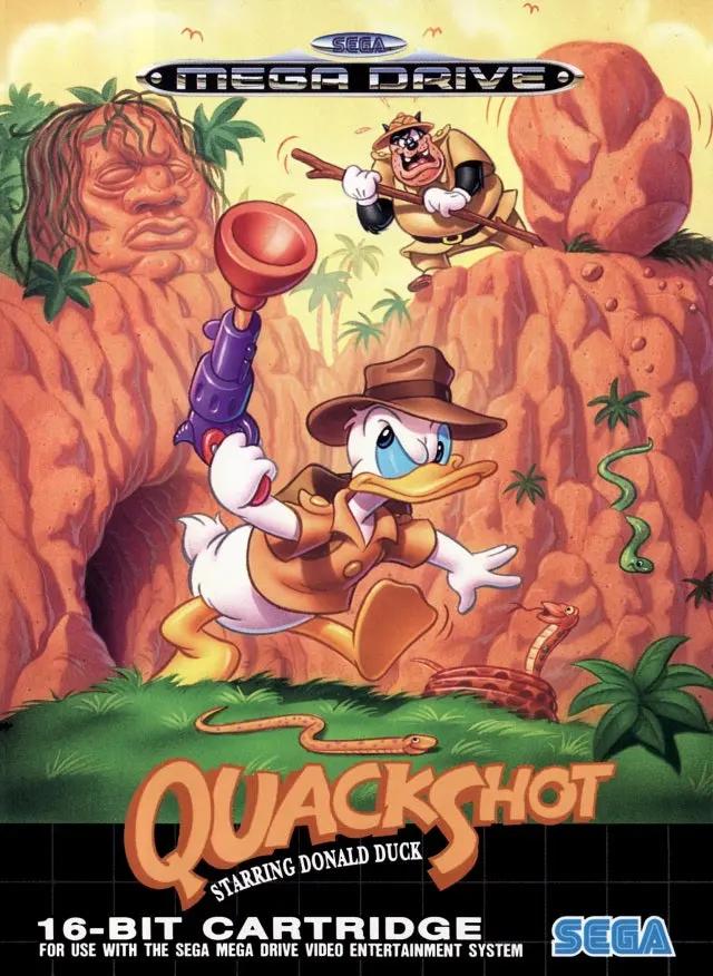 Game | Sega Mega Drive | QuackShot Starring Donald Duck Physical Video Games Game Sega