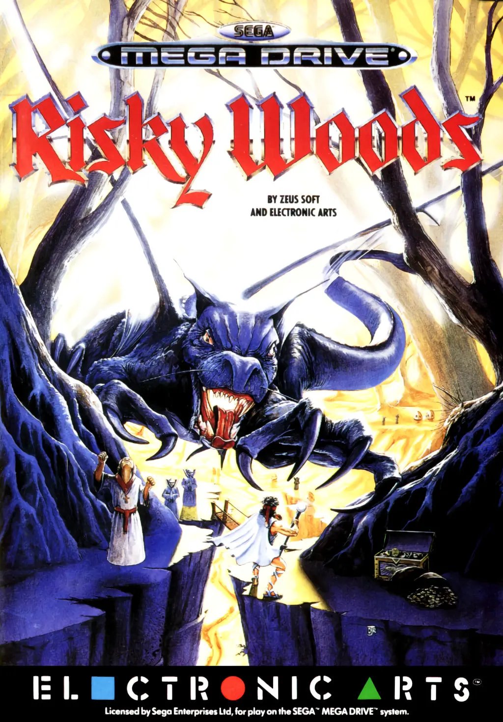 Game | Sega Mega Drive | Risky Woods Physical Video Games Game Sega