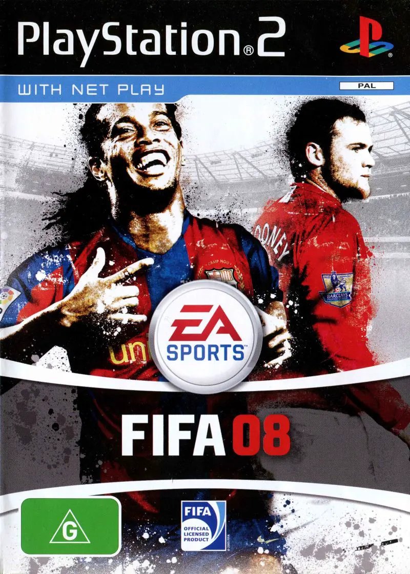 Game | Sony PlayStation PS2 | FIFA 08 Physical Video Games Game Sony