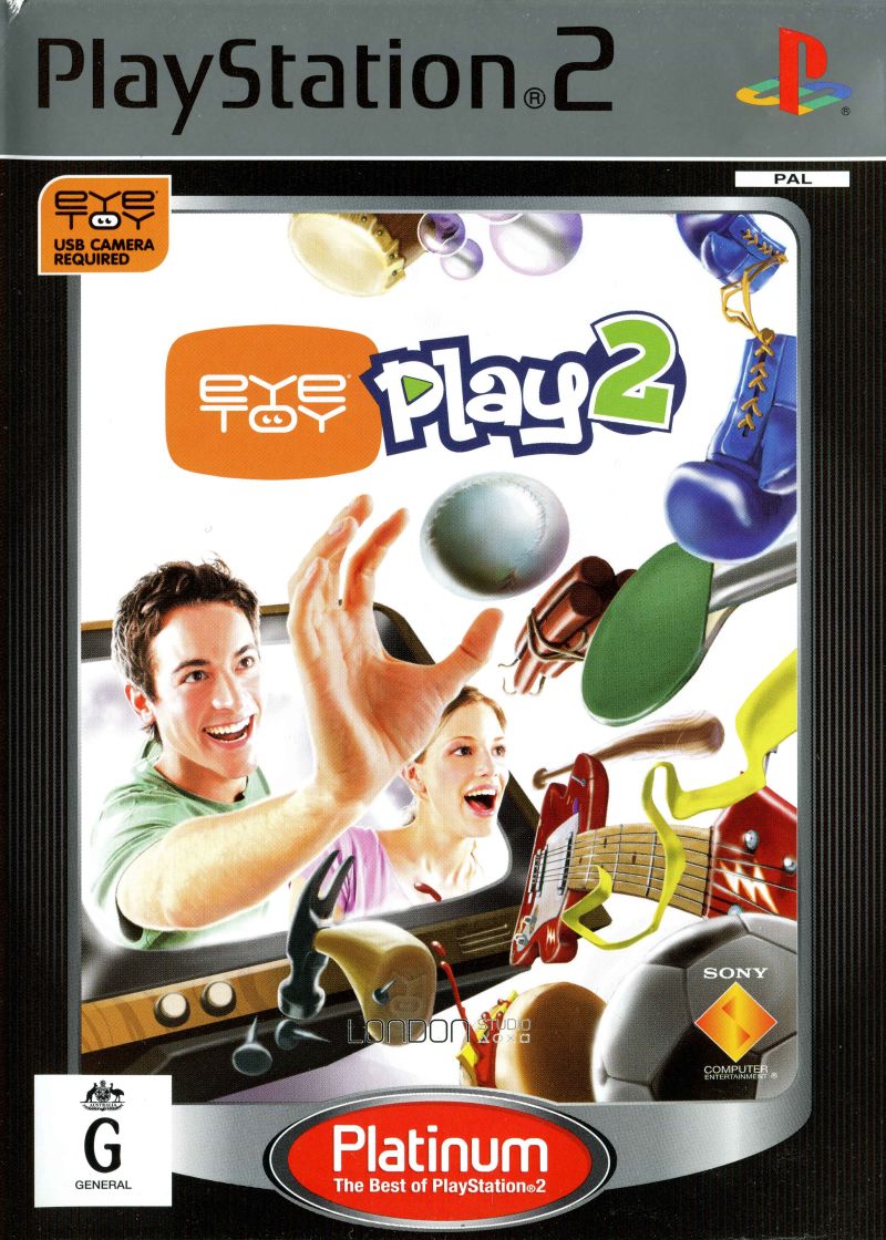 Game | Sony PlayStation PS2 | Eye Toy Play 2 (Platinum)