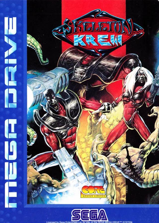 Game | Sega Mega Drive | Skeleton Krew Physical Video Games Game Sega