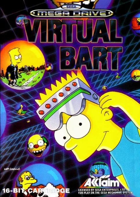 Game | Sega Mega Drive | Virtual Bart Physical Video Games Game Sega