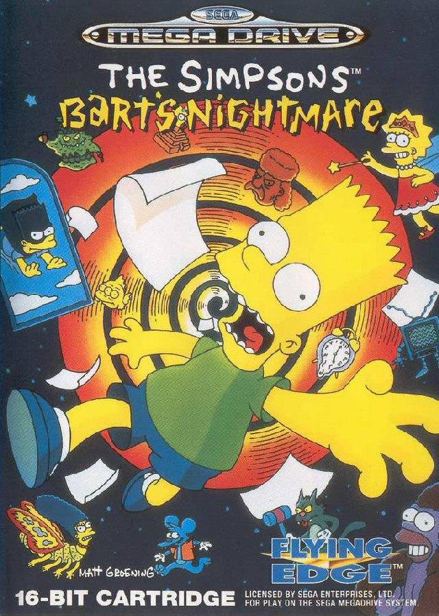 Game | Sega Mega Drive | The Simpsons: Bart's Nightmare