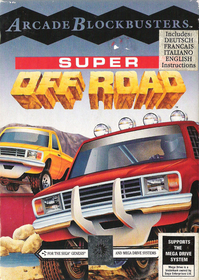 Game | Sega Mega Drive | Super Off Road