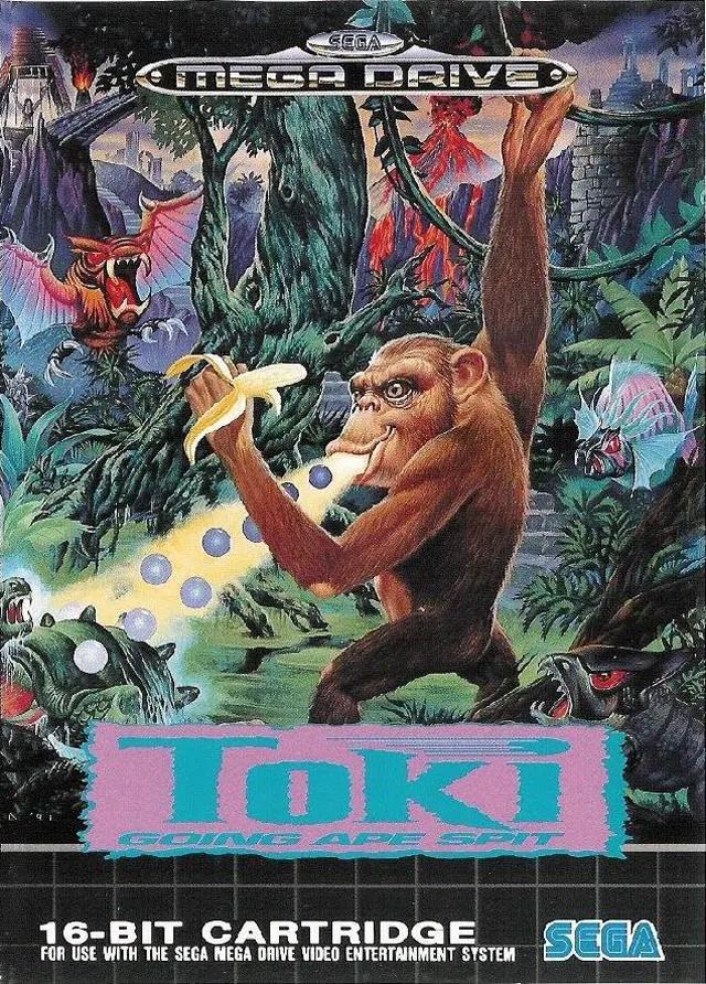 Game | Sega Genesis | Toki: Going Ape Spit Physical Video Games Game Sega