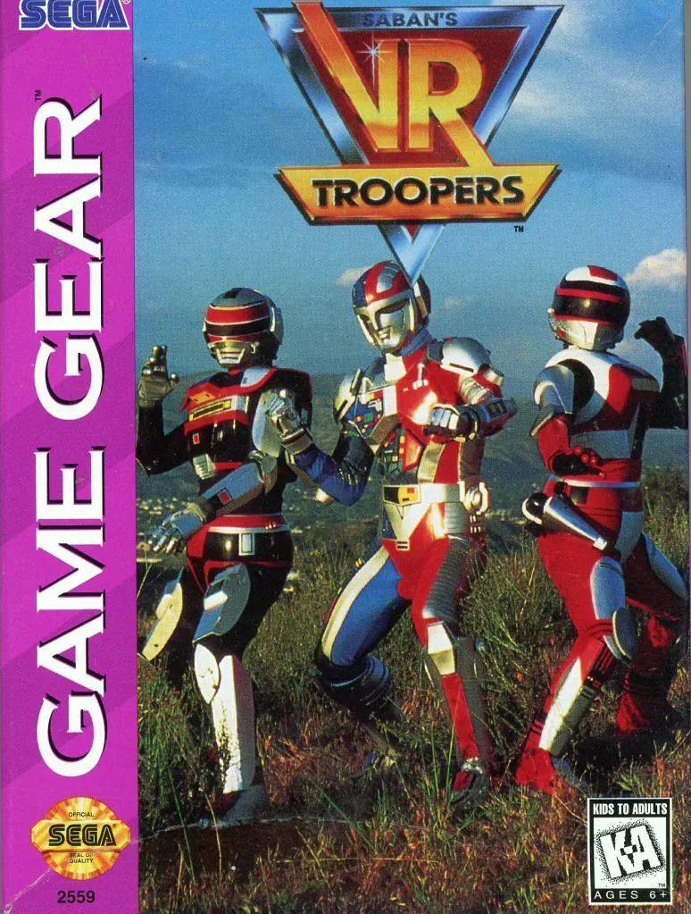 Game | Sega Game Gear | VR Troopers Physical Video Games Game Sega