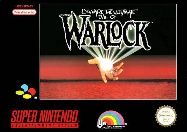 Game | Super Nintendo SNES | Warlock Physical Video Games Game Nintendo