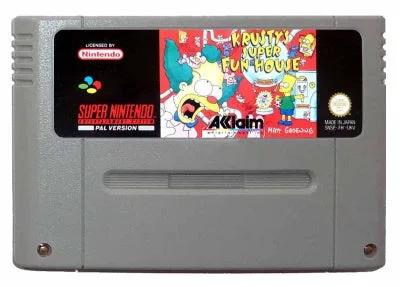 Game | Super Nintendo SNES | Krusty's Super Fun House Physical Video Games Game Nintendo