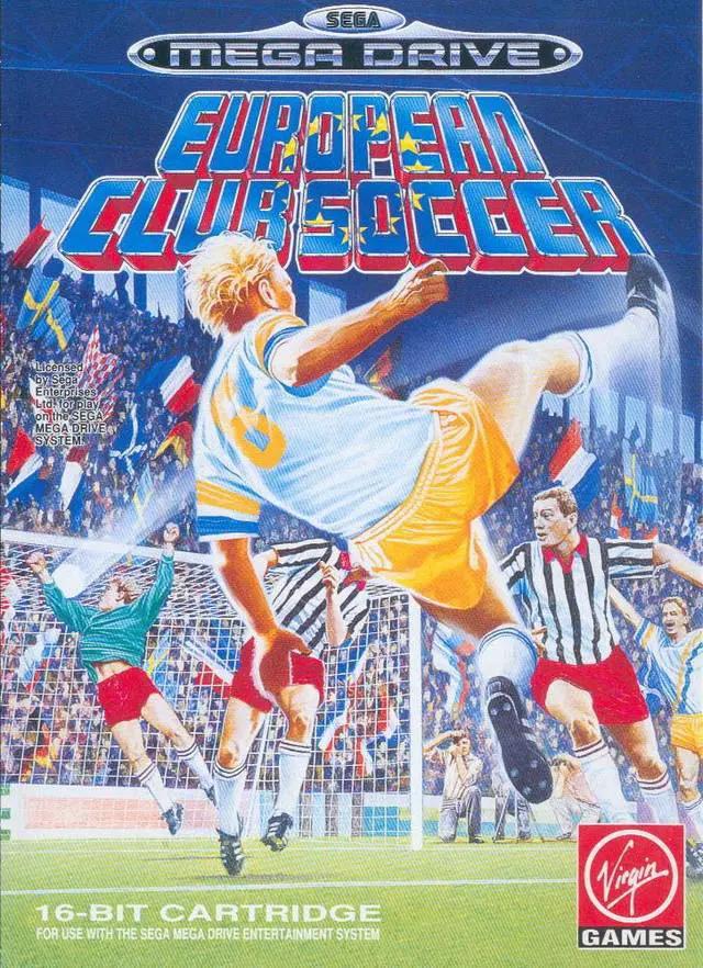 Game | Sega Mega Drive | European Club Soccer Physical Video Games Game Sega