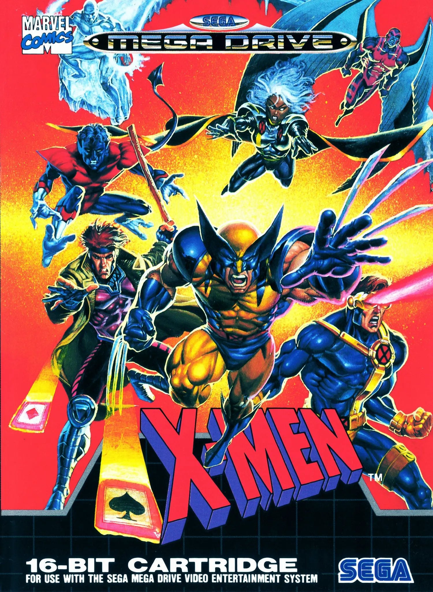 Game | Sega Mega Drive | X-Men Physical Video Games Game Sega
