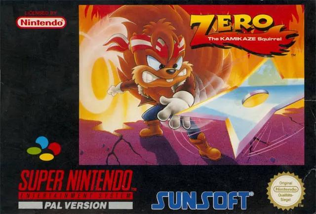 Game | Super Nintendo SNES | Zero The Kamikaze Squirrel Physical Video Games Game Nintendo