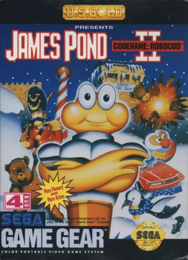 Game | Sega Game Gear | James Pond 2 Codename Robocod Physical Video Games Game Sega
