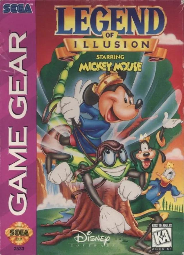 Game | Sega Game Gear | Legend Of Illusion Starring Mickey Mouse Physical Video Games Game Sega